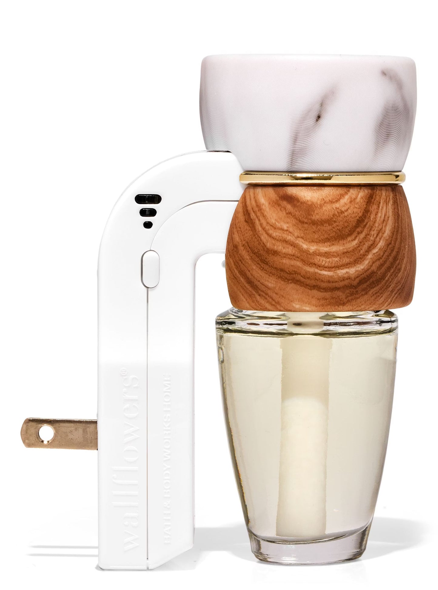 White Hourglass Topper Wallflowers Scent Control™ Fragrance Plug