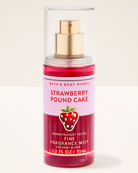 Strawberry Pound Cake Travel Size Fine Fragrance Mist
