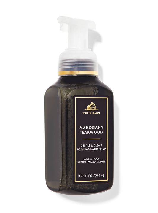Mahogany Teakwood Gentle & Clean Foaming Hand Soap