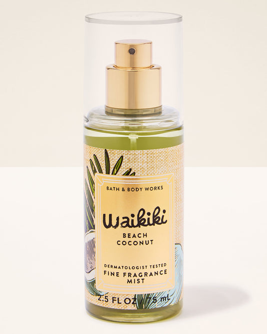 Waikiki Beach Coconut Travel Size Fine Fragrance Mist