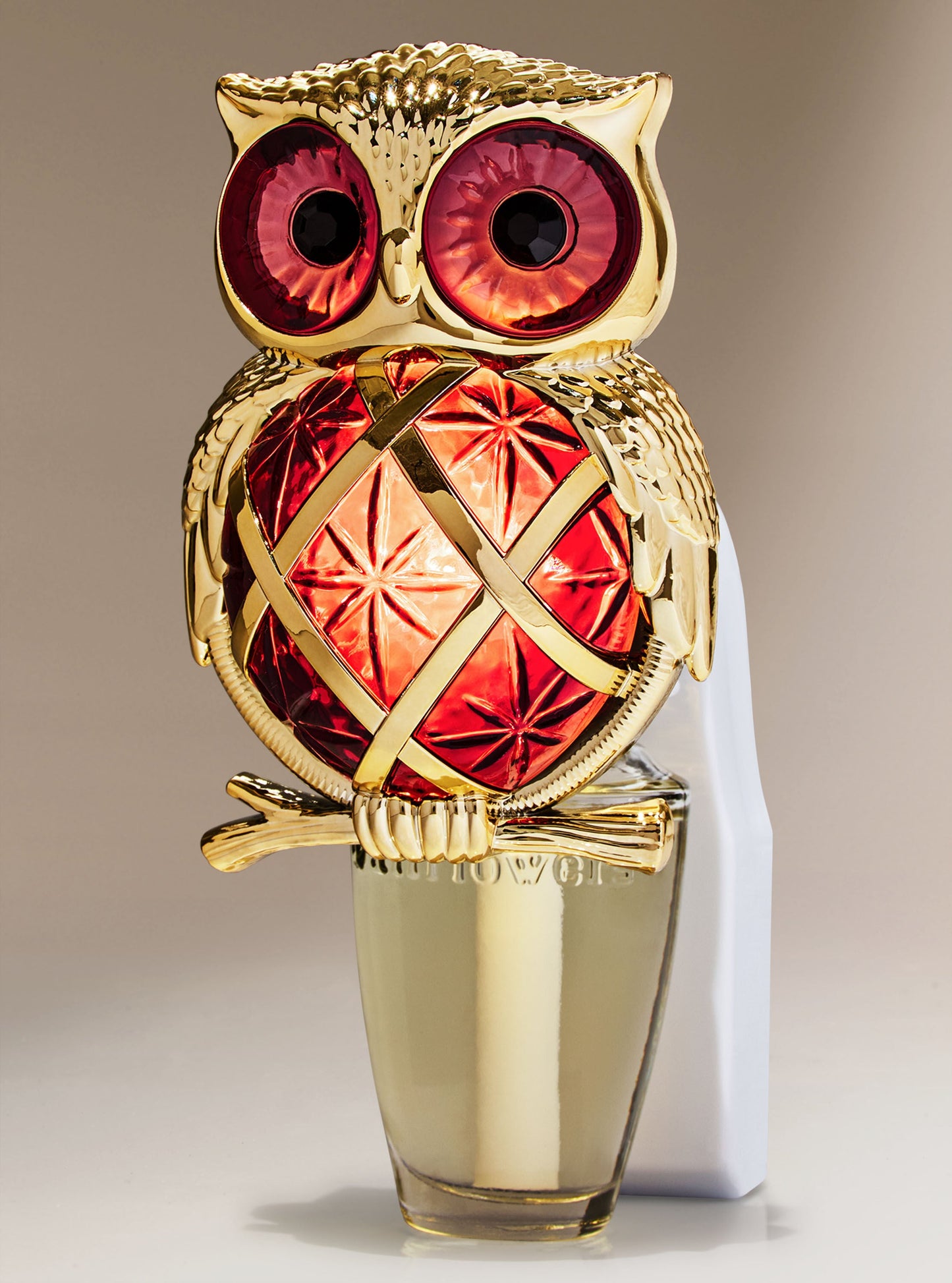 Jewel Owl Wallflowers Scent Control&trade; Nightlight Fragrance Plug