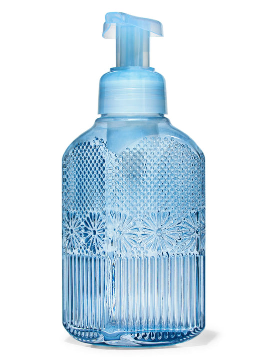 Blue Floral Gentle & Clean Foaming Hand Soap Dispenser
