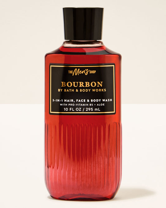 Bourbon 3-in-1 Hair, Face & Body Wash