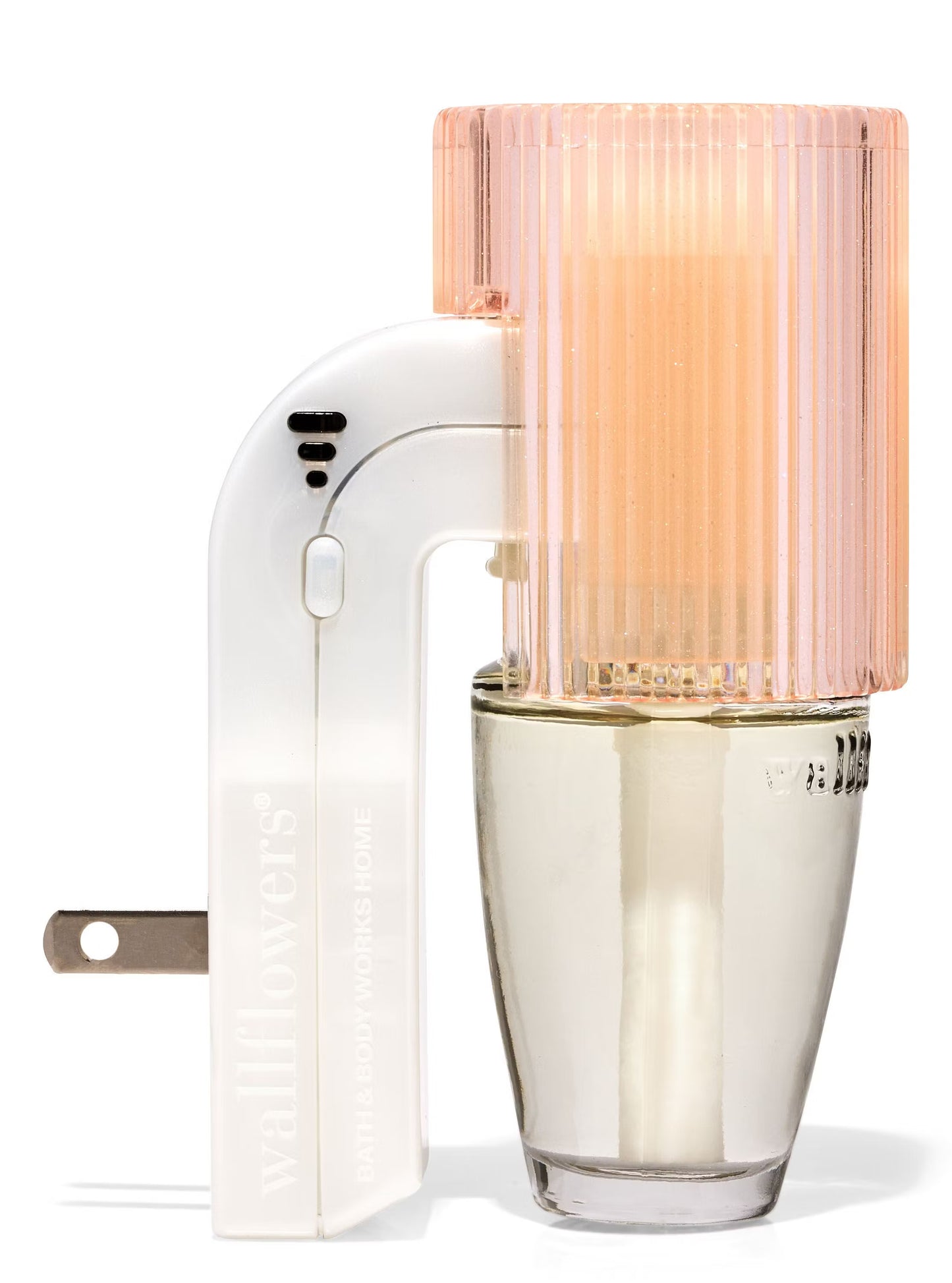 Champagne Sparkly Fluted Nightlight Wallflowers Scent Control&trade; Fragrance Plug