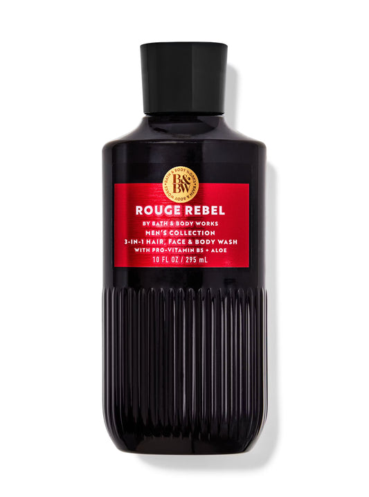 Rouge Rebel 3-in-1 Hair, Face & Body Wash