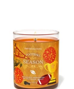 Football Season Single Wick Candle